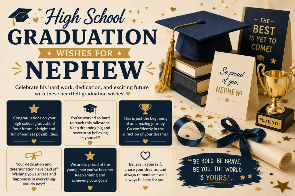 High School Graduation Wishes for Nephew