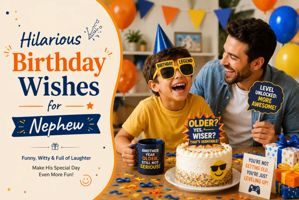 Hilarious Birthday Wishes for Nephew