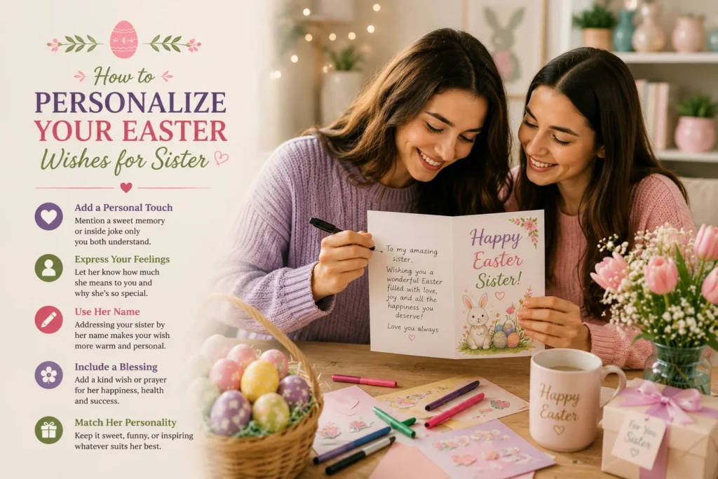 How to Personalize Your Easter Wishes for Sister
