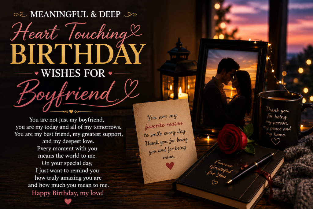 Meaningful Deep Heart Touching Birthday Wishes for Boyfriend