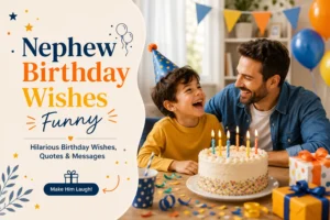 Nephew Birthday Wishes Funny | Hilarious Birthday Wishes, Quotes & Messages