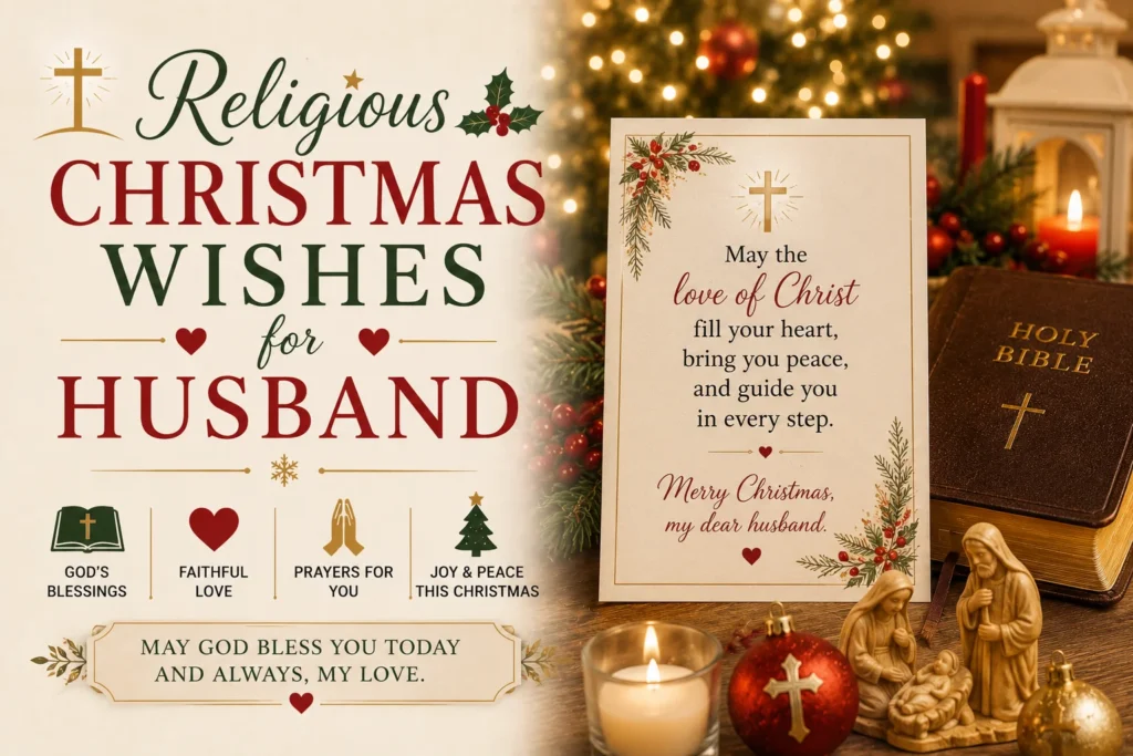 Religious Christmas Wishes for Husband