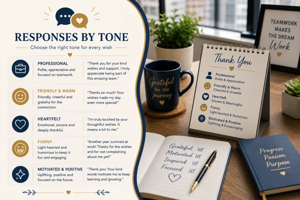Responses by Tone