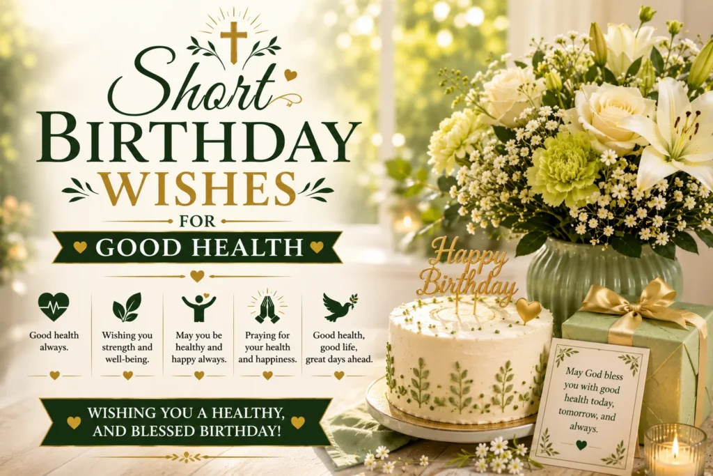 Short Birthday Wishes for Good Health