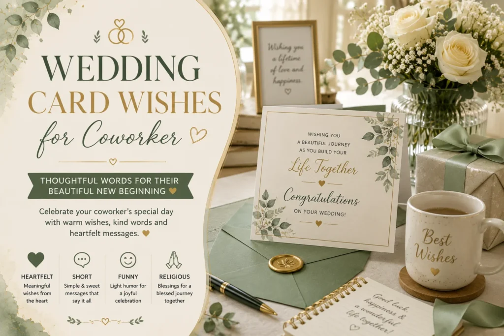Wedding Card Wishes for Coworker