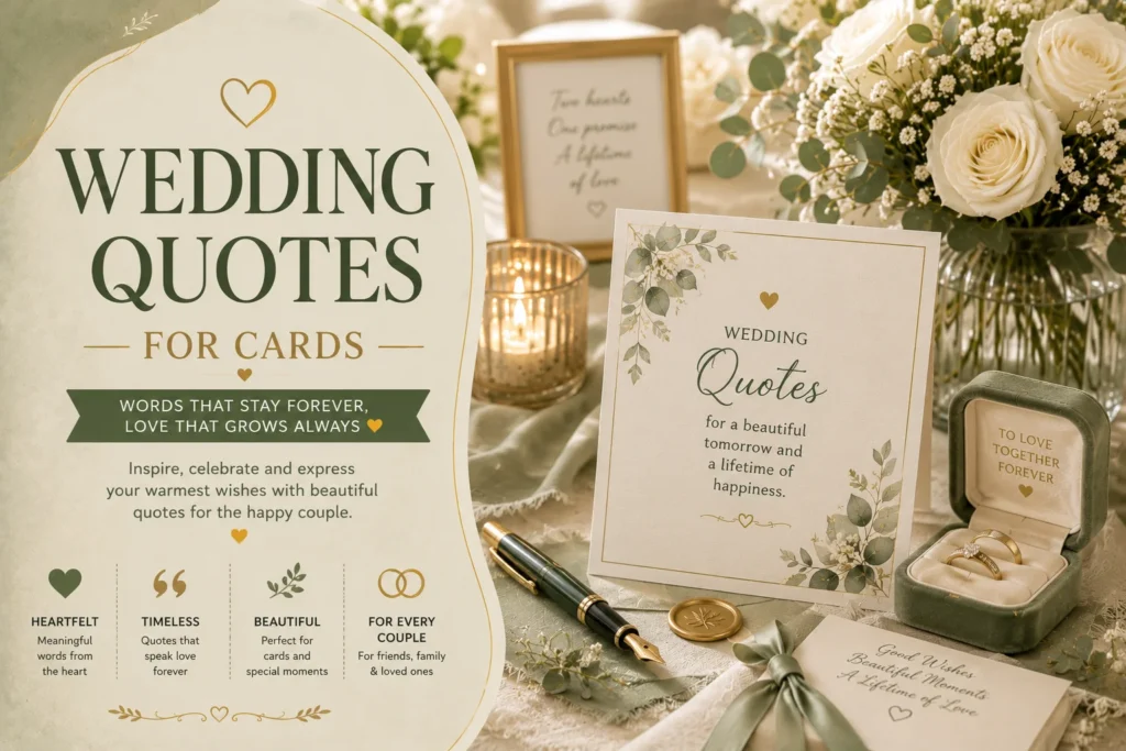Wedding Quotes for Cards