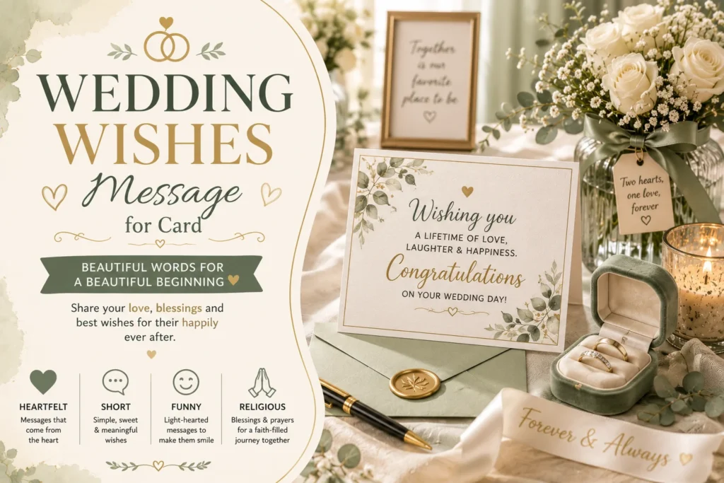 Wedding Wishes Message for Card