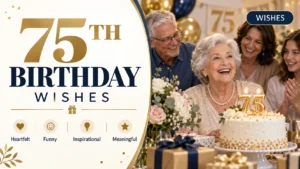 75th Birthday Wishes | Heartfelt, Funny, Inspirational & Meaningful Messages
