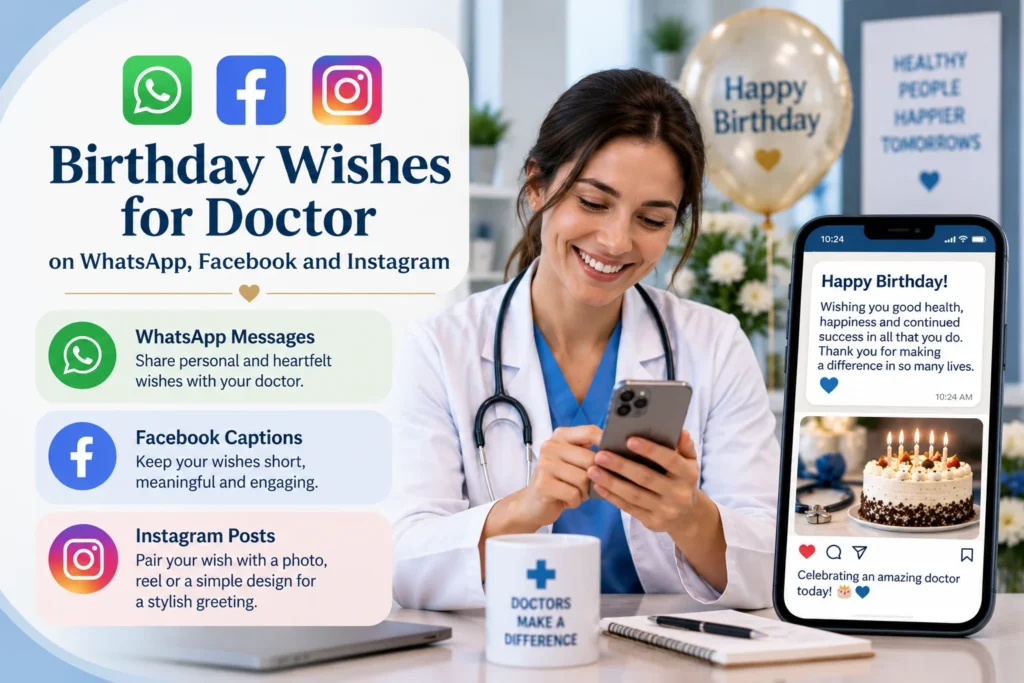 Birthday Wishes for Doctor on WhatsApp, Facebook and Instagram