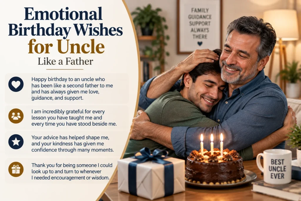 Birthday Wishes for Uncle Who Feels Like a Second Father