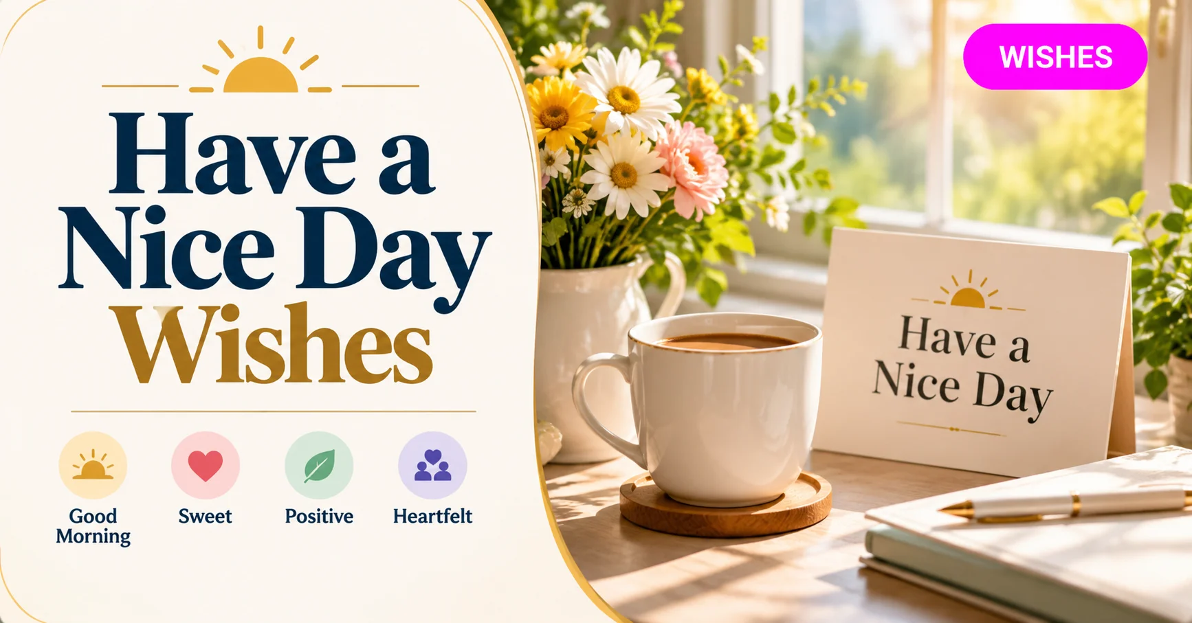 Have a Nice Day Wishes | 875+ Good Morning, Sweet, Positive & Heartfelt Messages