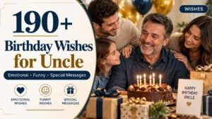 Heart Touching Birthday Wishes for Uncle Emotional, Funny & Special Messages