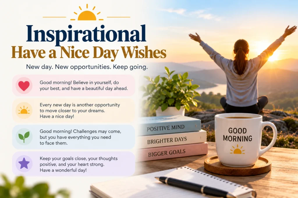 Inspirational Have a Nice Day Wishes