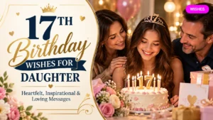 17th Birthday Wishes for Daughter and Heartfelt, Inspirational & Loving Messages