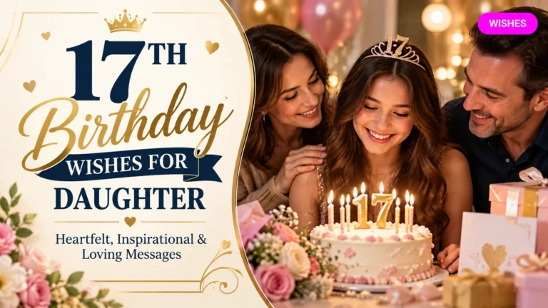 17th Birthday Wishes for Daughter and Heartfelt, Inspirational & Loving Messages