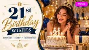 21st Birthday Wishes Heartfelt, Funny, Short & Inspirational Messages