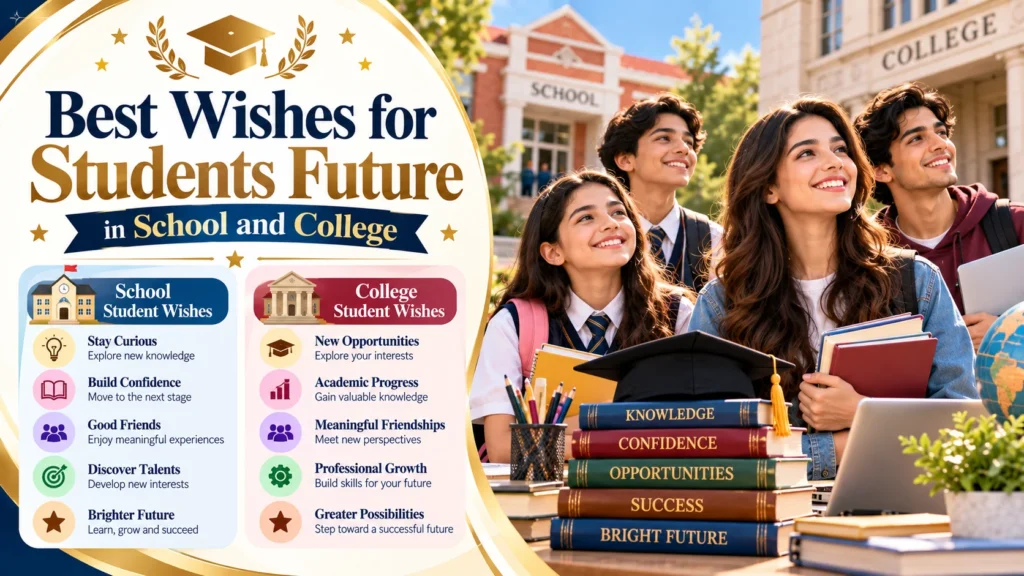 Best Wishes for Students Future in School and College