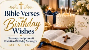 Bible Verses for Birthday Wishes Meaningful Scriptures, Blessings & Christian Messages