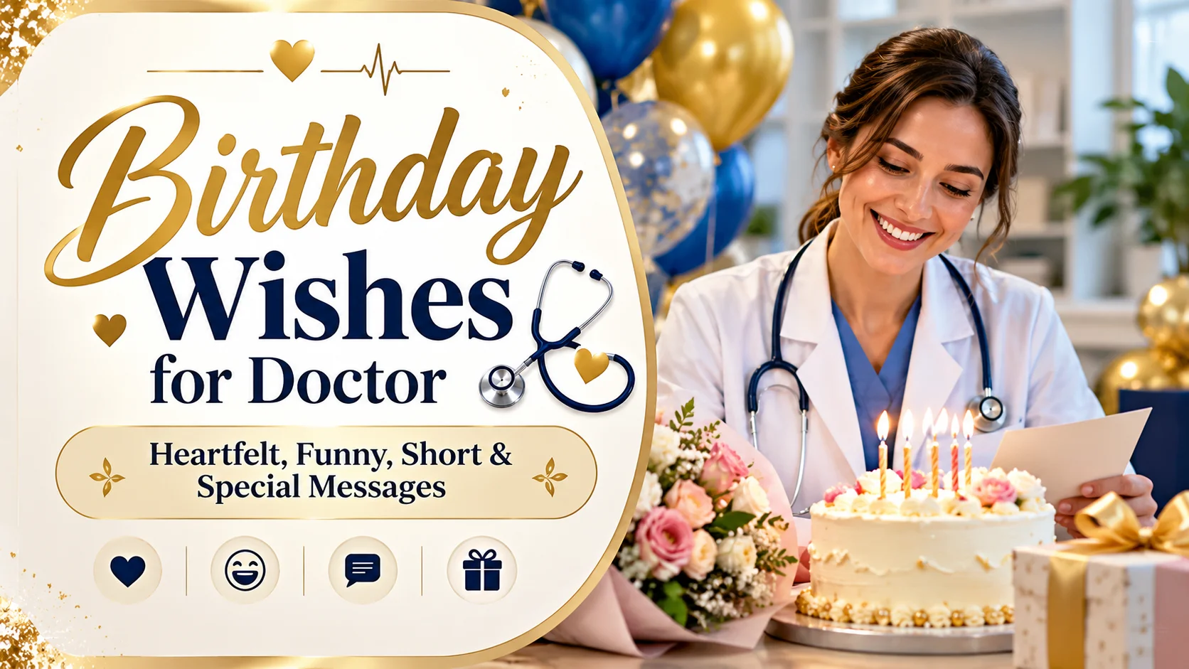 Birthday Wishes for Doctor Heartfelt, Funny, Short & Special Messages