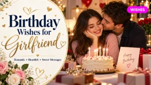 Birthday Wishes for Girlfriend Romantic, Heart Touching & Sweet Messages for Her