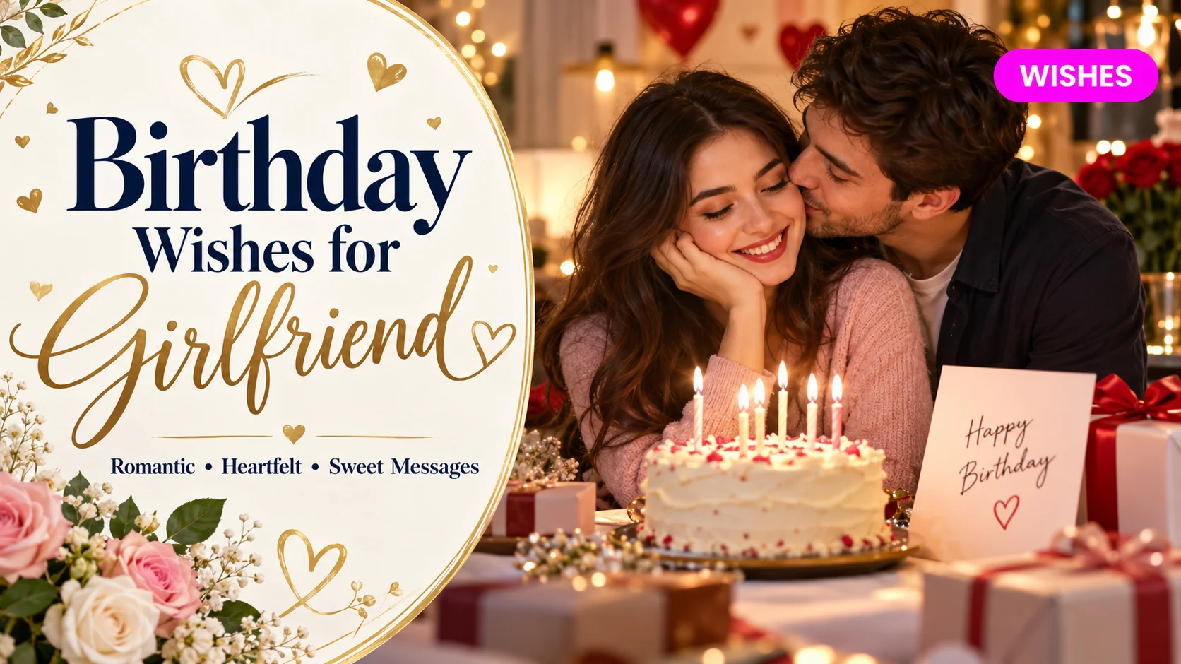 Birthday Wishes for Girlfriend Romantic, Heart Touching & Sweet Messages for Her