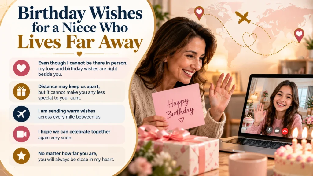 Birthday Wishes for a Niece Who Lives Far Away