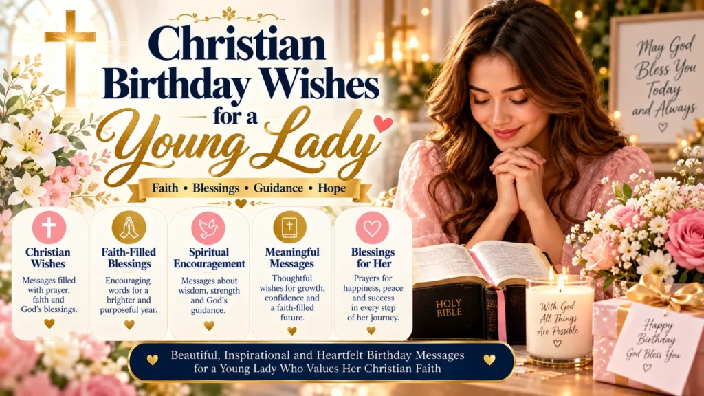 Christian Birthday Wishes for a Young Lady