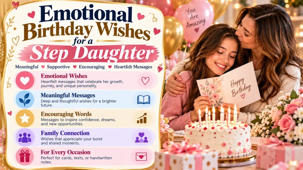 Emotional Birthday Wishes for a Step Daughter