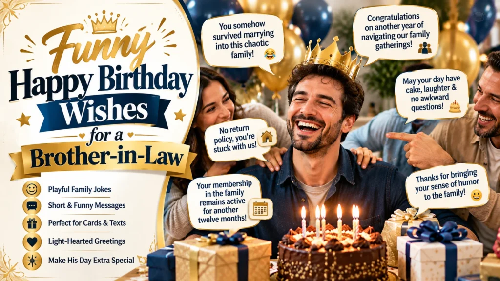 Funny Happy Birthday Wishes for a Brother-in-Law