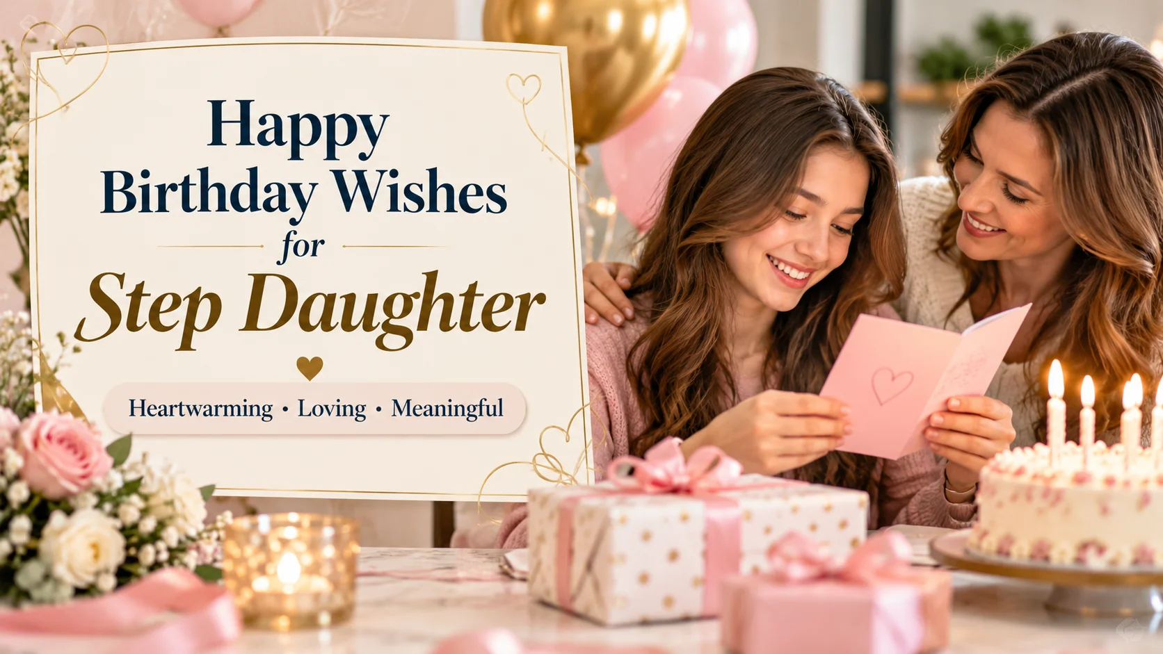 Happy Birthday Wishes for Step Daughte Heartwarming, Loving & Meaningful Messages