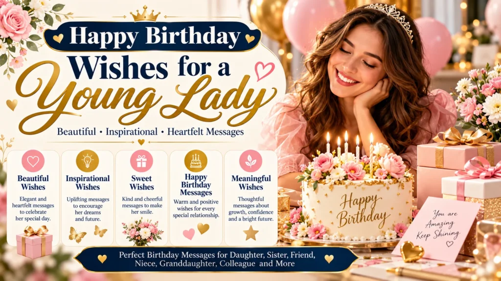 Happy Birthday Wishes for a Young Lady