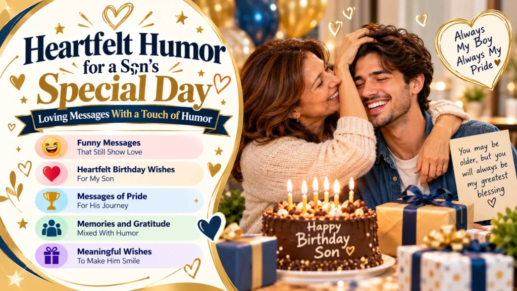 Heartfelt Humor for a Son's Special Day