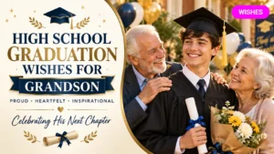 High School Graduation Wishes for Grandson Proud, Heartfelt & Inspirational Messages