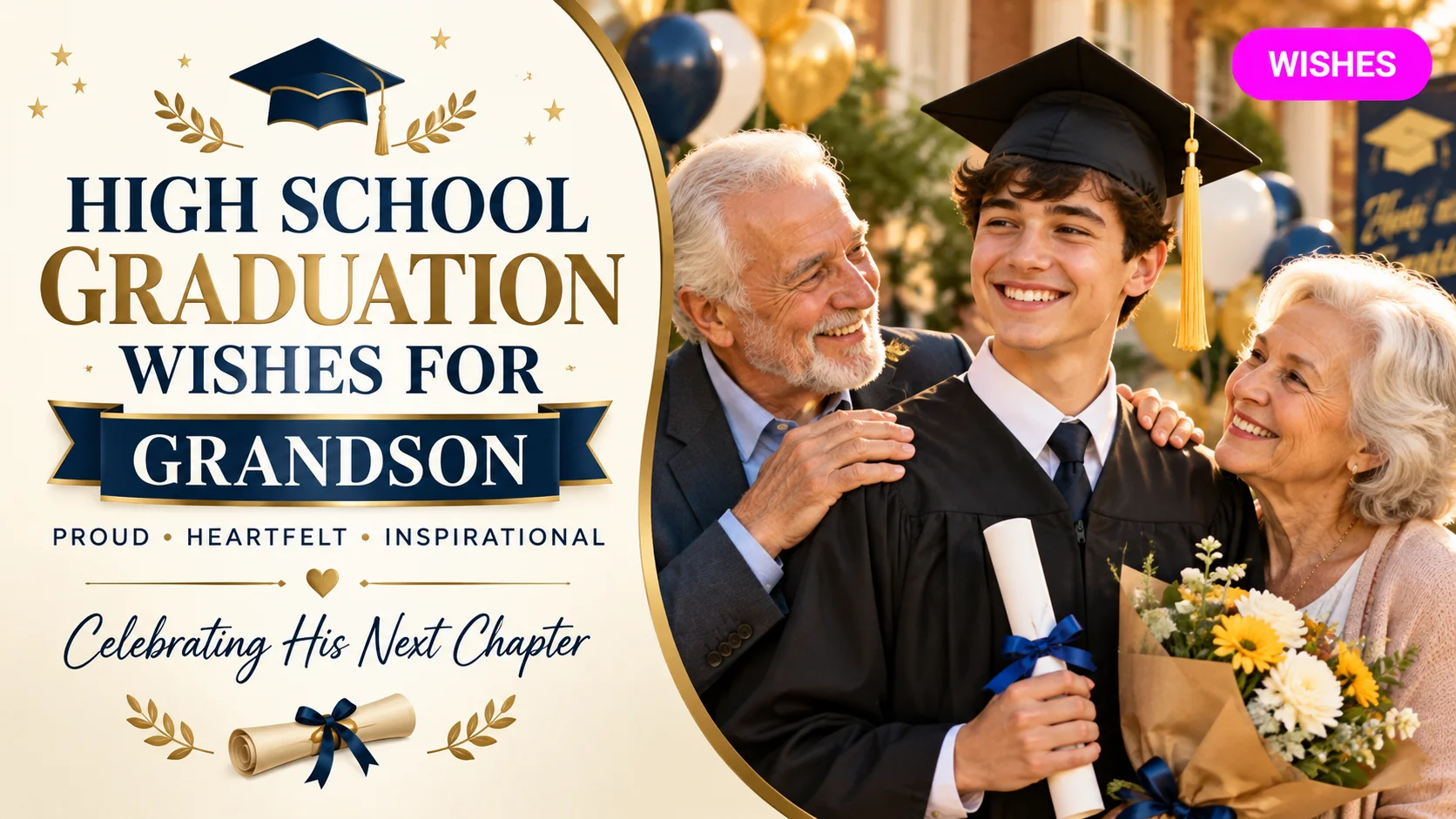 High School Graduation Wishes for Grandson Proud, Heartfelt & Inspirational Messages