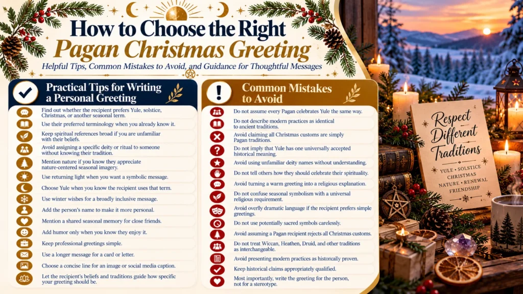 Pagan Christmas Wishes for Friends and Loved Ones