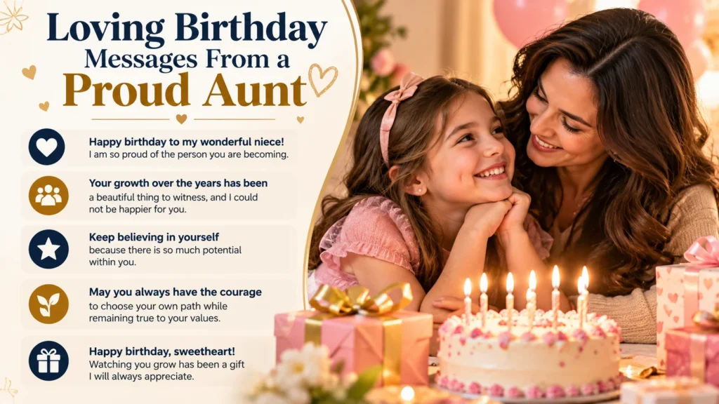 Loving Birthday Messages From a Proud Aunt