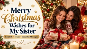 Merry Christmas Wishes to My Sister Heartfelt, Sweet & Beautiful Christmas Messages