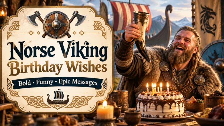 Norse Viking Birthday Wishes Bold, Funny & Epic Messages for Every Viking Fan