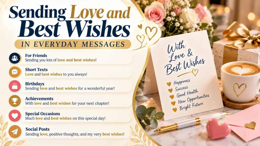 Sending Love and Best Wishes in Everyday Messages