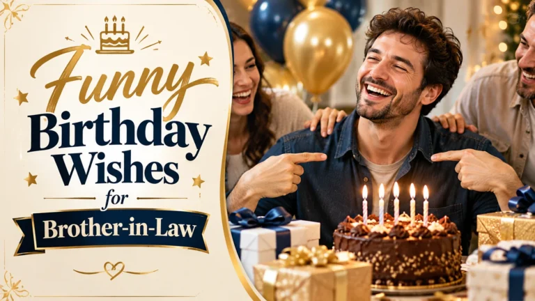 Short Funny Birthday Wishes for Brother-in-Law Hilarious, Clever & Playful Messages