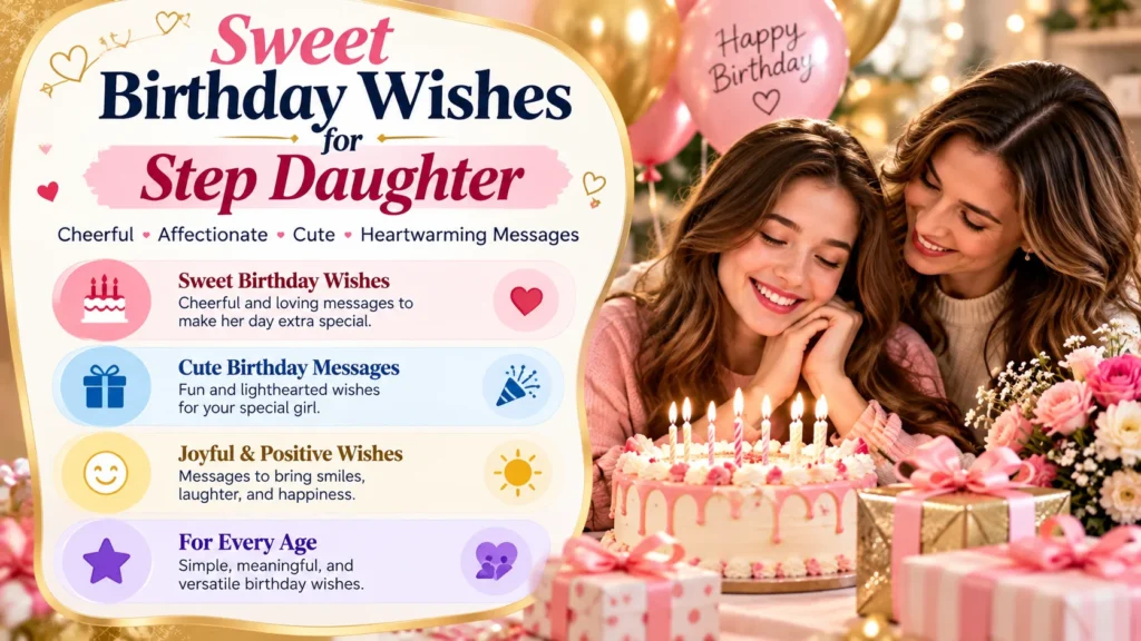 Sweet Birthday Wishes for a Step Daughter