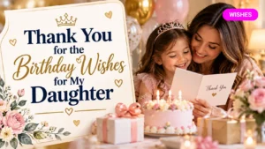 Thank You for the Birthday Wishes for My Daughter Heartfelt Messages & Appreciation Quotes