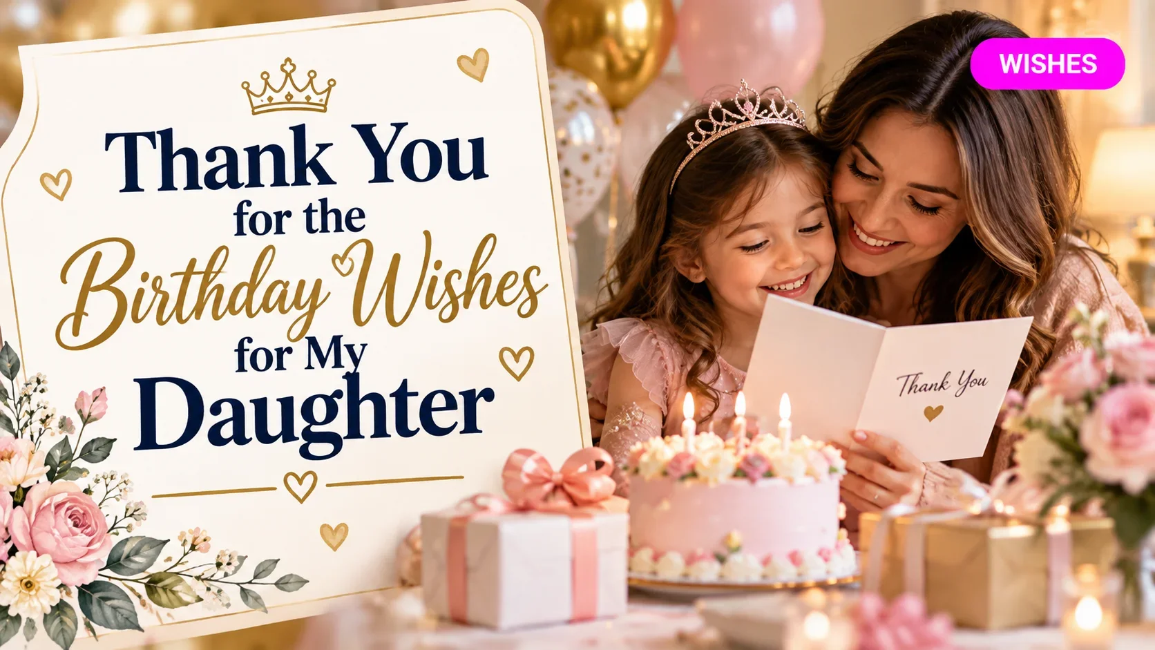 Thank You for the Birthday Wishes for My Daughter Heartfelt Messages & Appreciation Quotes