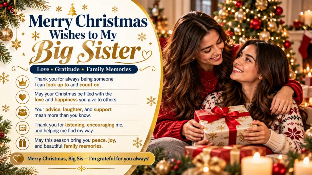 Warm Messages for a Big Sister Who Has Always Been There
